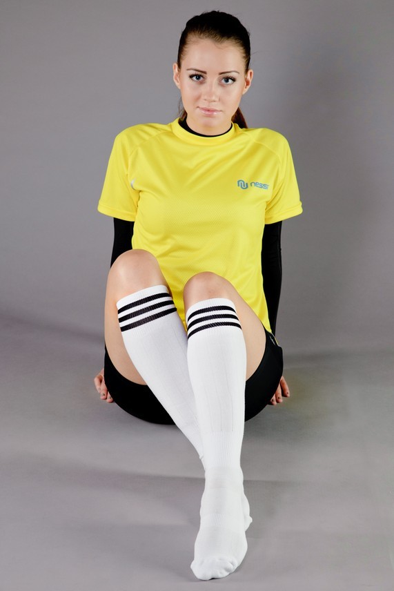 PODKOLANÓWKI SPORTOWE NESSI OLD SCHOOL PASKI 35-37 Materiał dominujący bawełna