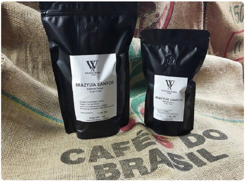 Жаровня кофе в & Бразилия Сантос молотый размер упаковки (г) 250 г