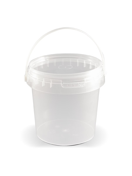 220xt4w Bucket, plastic bucket with a lid 1L