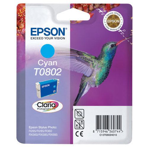 Druk Epson T0802/C13T08024010 niebieski (cyan)