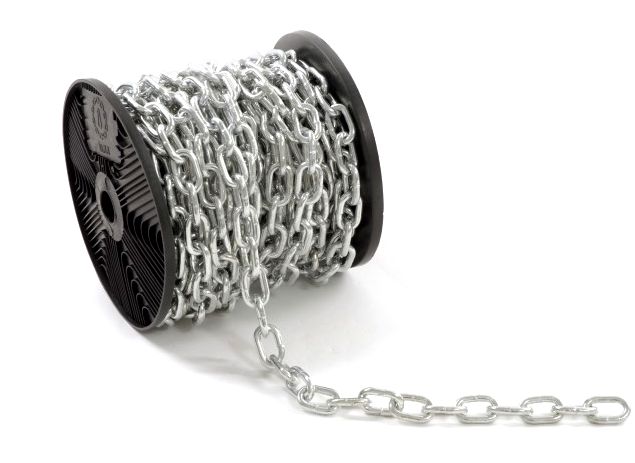 

Łańcuch Ocynkowany Do Huśtawki fi 6mm Rolka 18mb