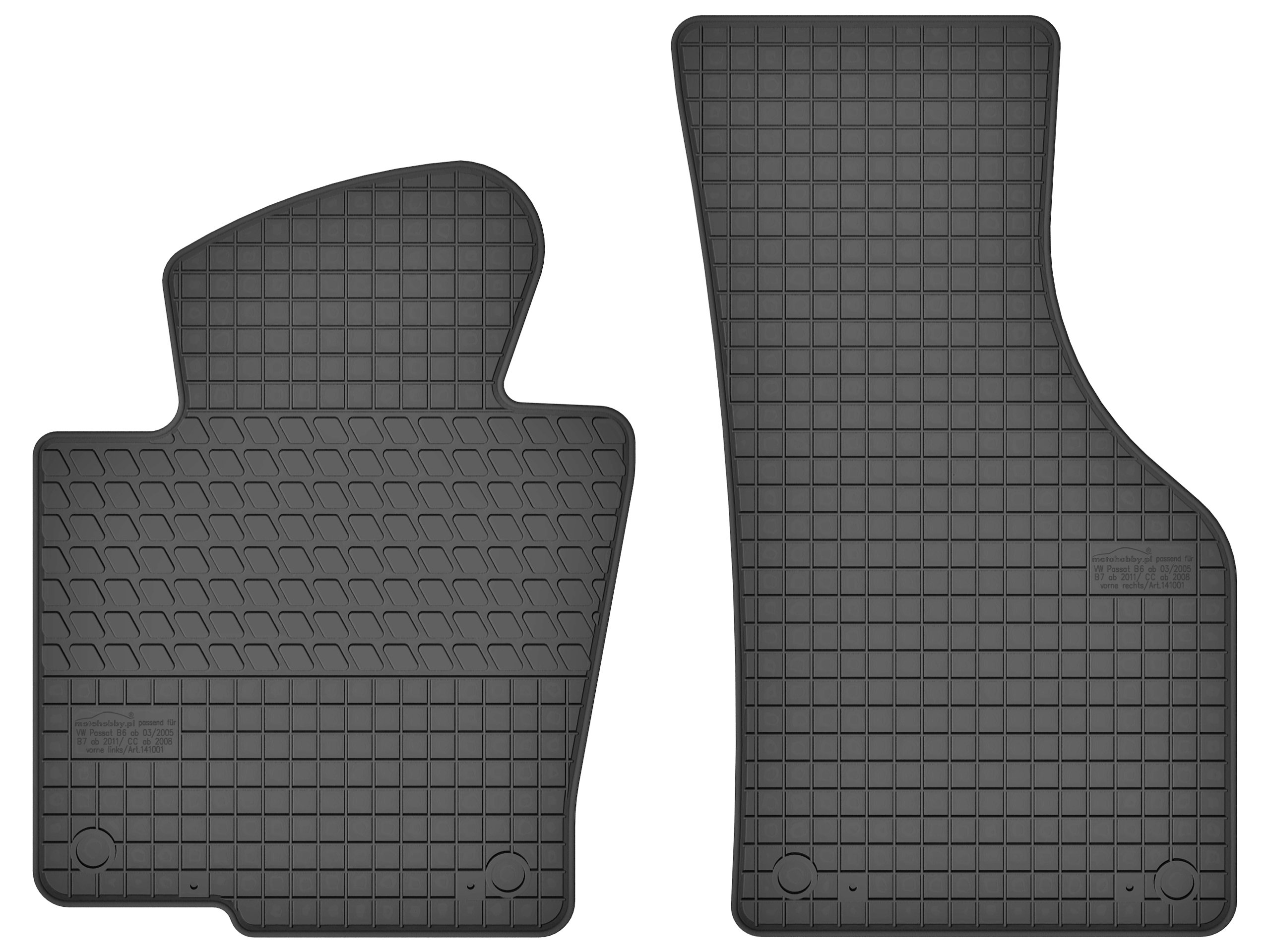 

Dywaniki gumowe na przód do Vw Passat B6 05-10