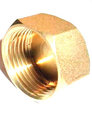 

Mosiężny zaślepka 6/4" gwint wewnętrzny 8692