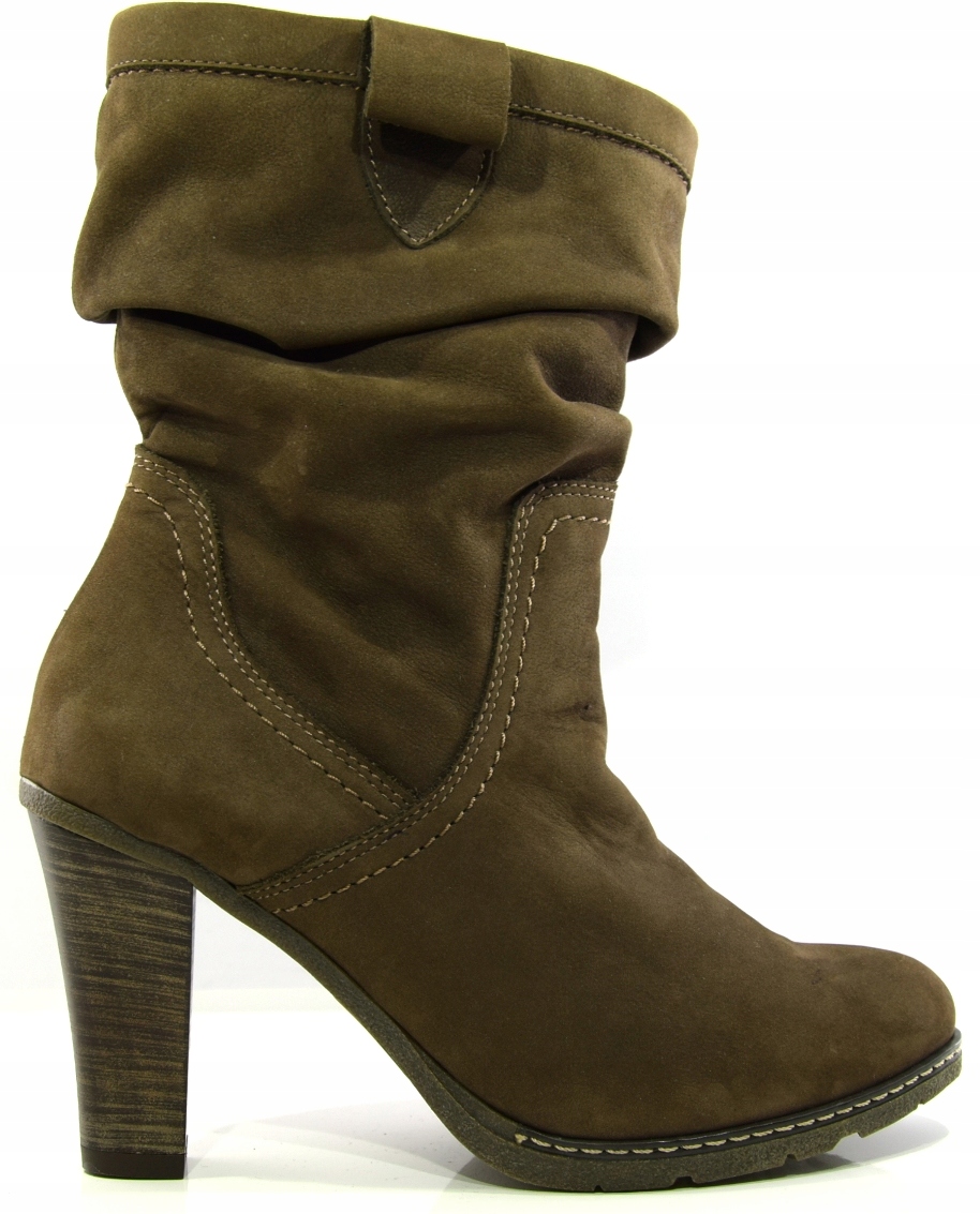 Dámské Módní Zimní Kozačky, Hnědé, Velikost 221, Velikost 38