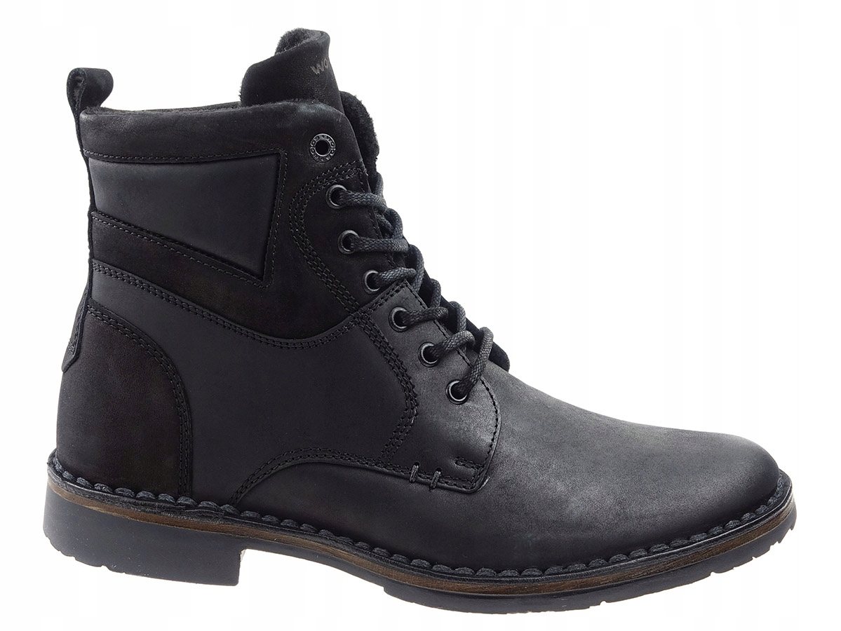 

-15% Wojas buty trzewiki 8236-71 czarne, skóra 43