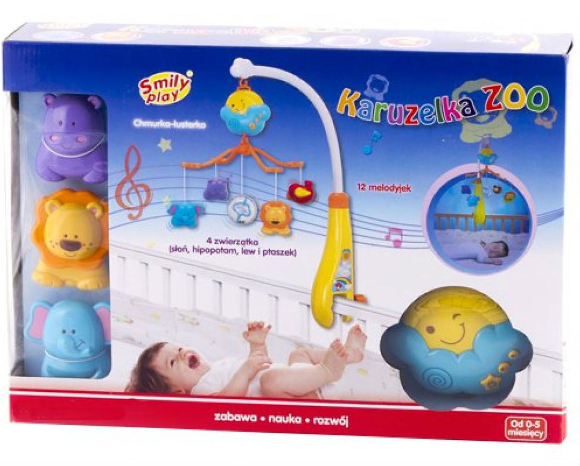 

Karuzela do Łóżeczka 12 melodyjek Smily Play