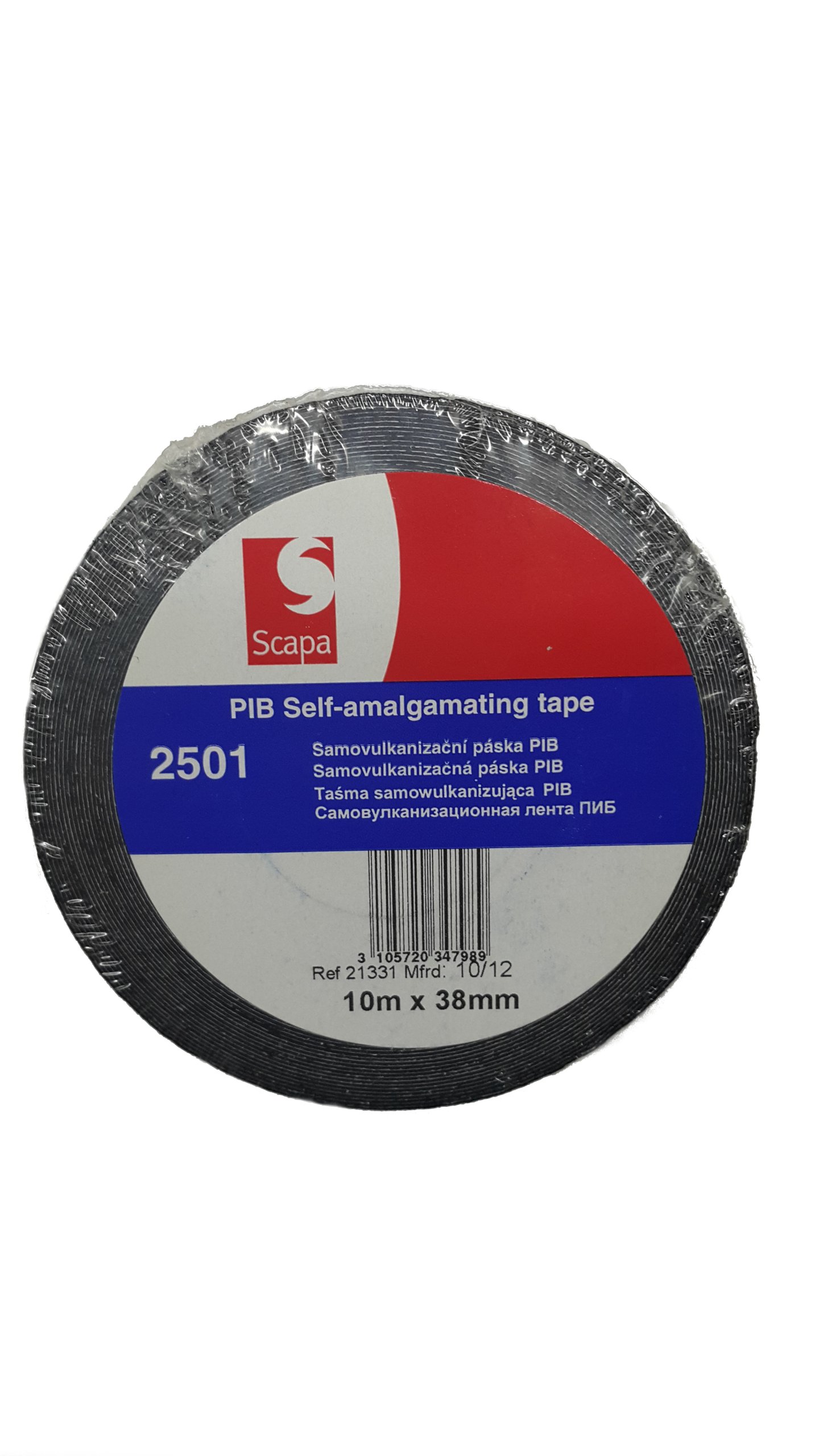 TAŚMA SAMOWULKANIZUJĄCA SCAPA IZOLACYJNA 38 MM x 10 MB wulkanizująca czarna