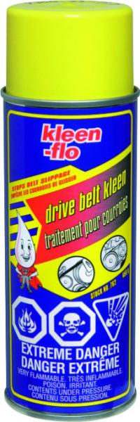 

Kleen-flo eliminuje ślizganie piszczenie pasków