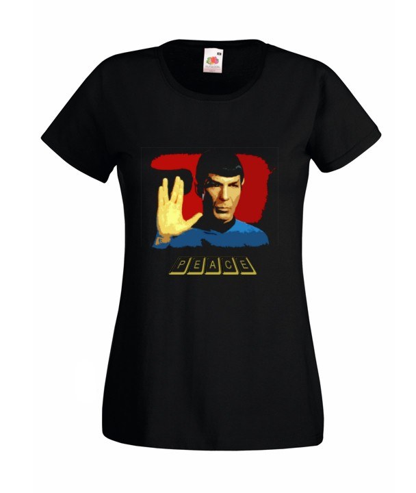 

Koszulka Damska Spock Star Trek Wolkanie