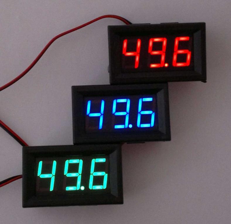 WOLTOMIERZ VOLTOMIERZ DO AKUMULATOR 120V ZIELONY Model E00B