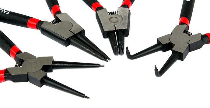 SZCZYPCE SEGERA 7" ZESTAW 4szt Długość 180 mm