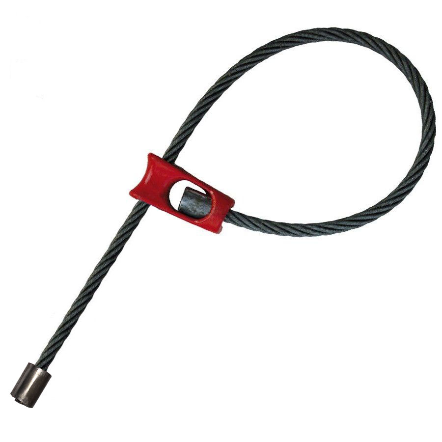 Trhací lano s niplem 13 mm x 2,0 m 12 t elastické.