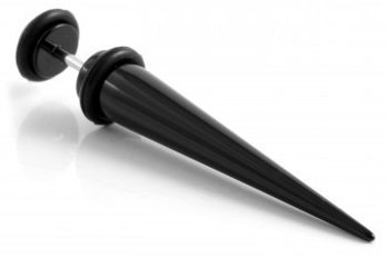 

Fake Plug Oszukany Taper Tunel Czarny 1,2/6 mm