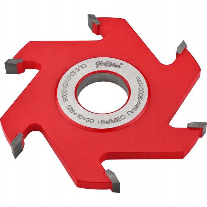 Frez prosty Z=6 125x30x4 HM GLOBUS