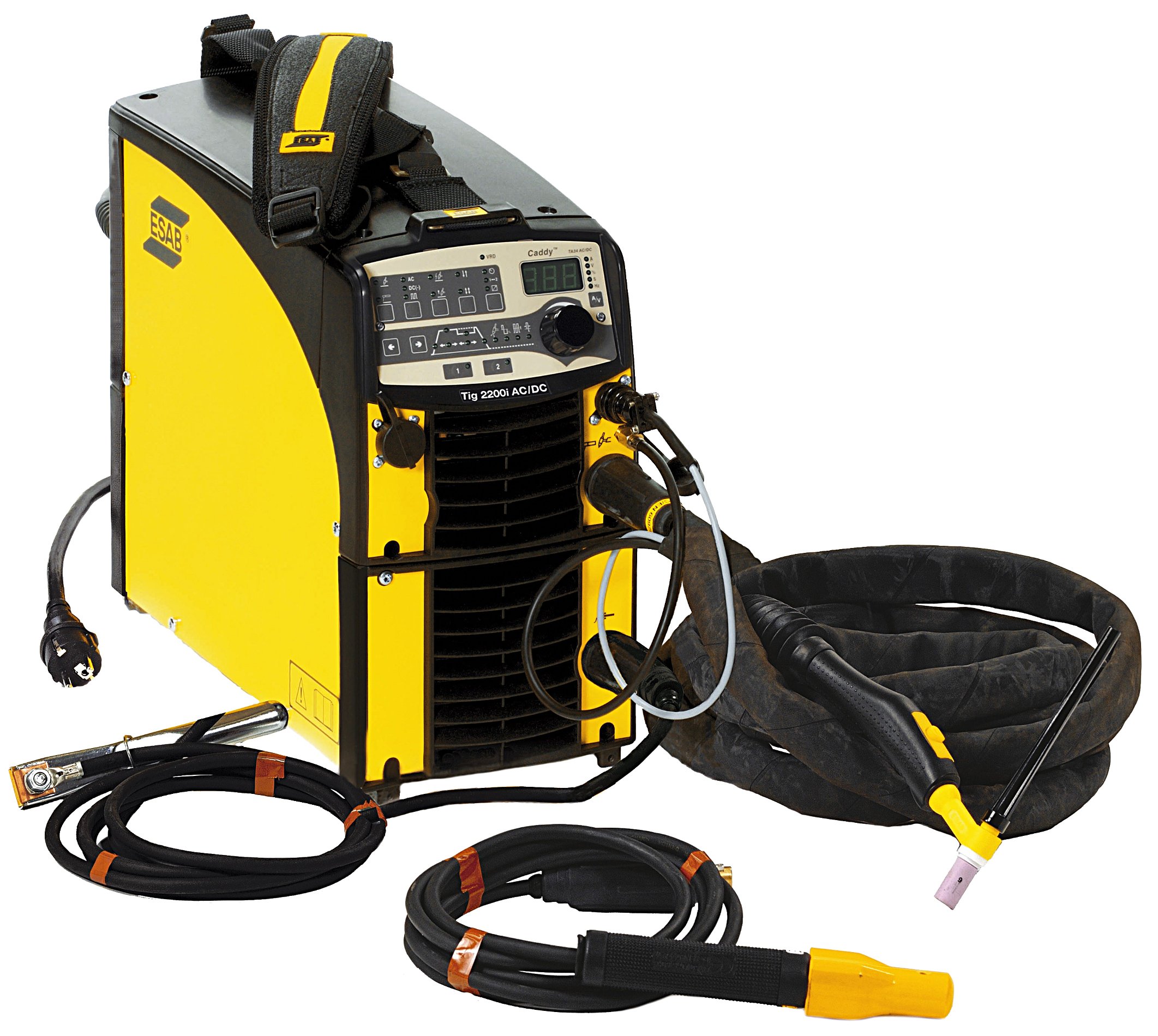 Полуавтомат ac dc. ESAB Caddy Tig 2200i AC/DC. Сварочный инвертор ESAB Caddy Tig 2200. Сварочный инвертор есаб 200.