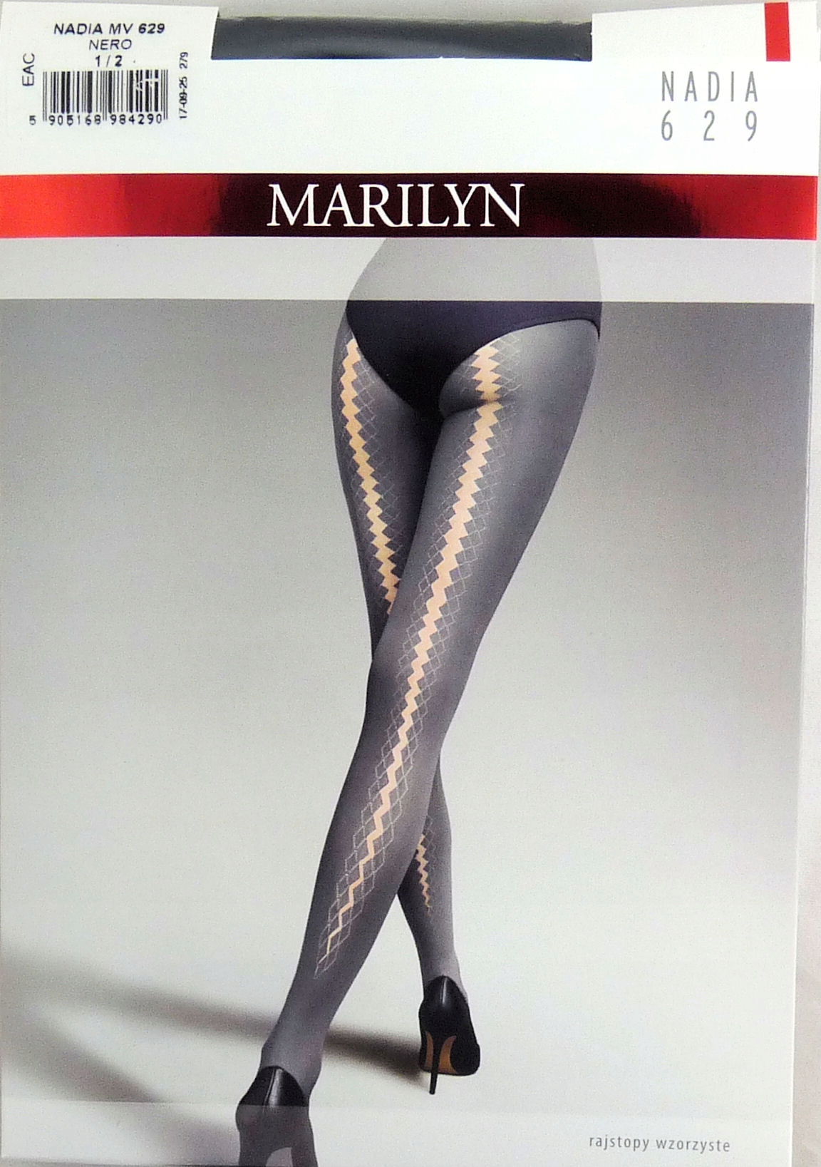 

Marilyn Nadia 629 R3/4 rajstopy szew nero