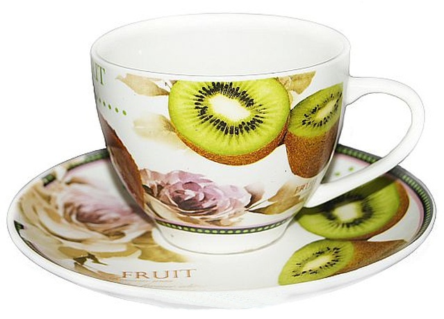 

Zestaw Filiżanek, Komplet Kawowy, 12 Elem. Kiwi