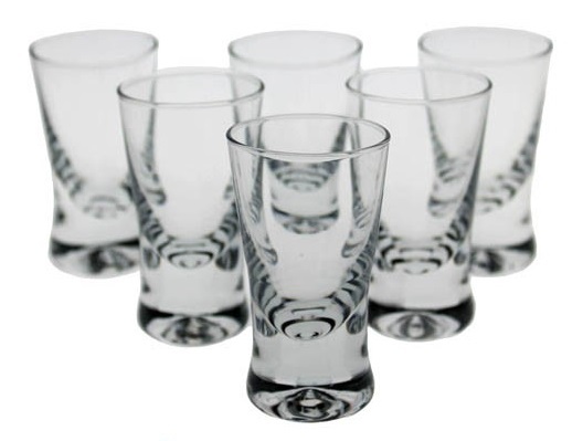 

Kieliszki do wódki X Iks Basic 25ml 6 sztuk Krosno