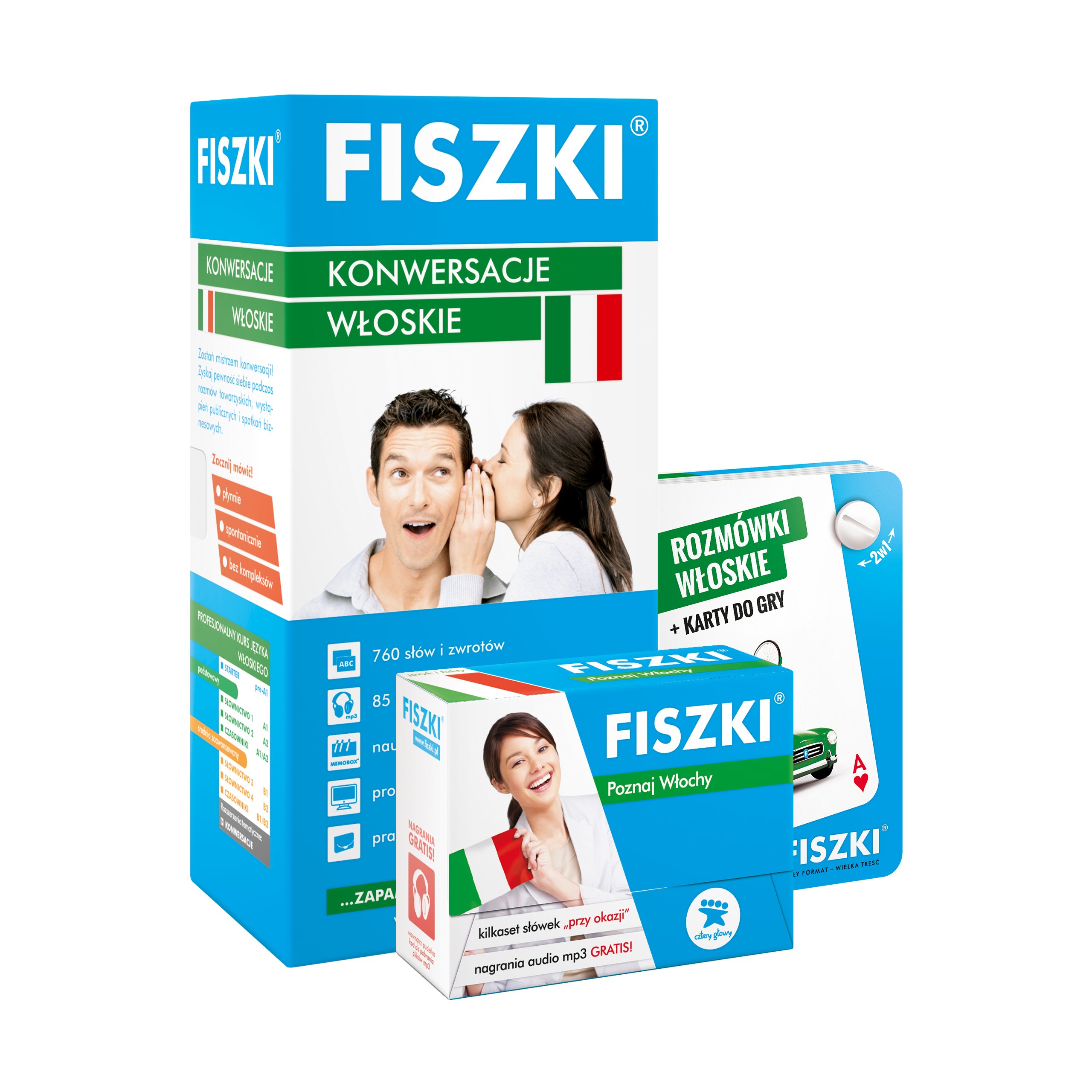 

Zestaw Fiszki Kurs Włoski dla podróżników