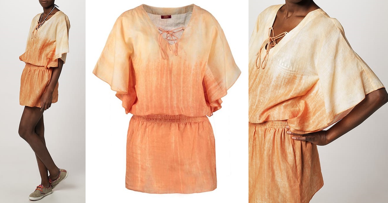 

Buffalo Sukienka Plażowa Wiązany Dekolt Boho Xs
