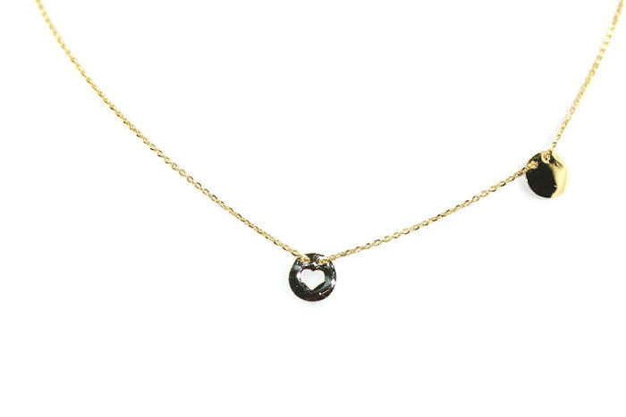 Zlatý Náhrdelník Dvojitá Celebrita Ryzost 585