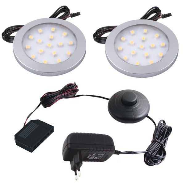 

2 X Oprawa meblowa Zestaw Led 12V DC Zasilacz