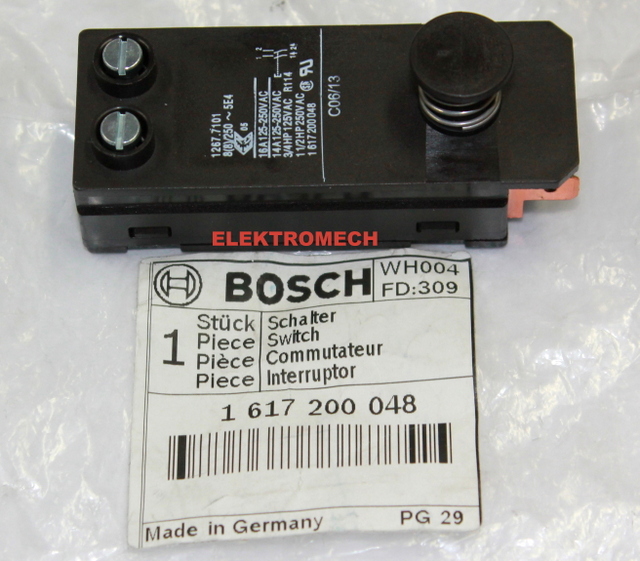 Wyłącznik BOSCH GBH GSH 4 5 7 10 11 ORYGINALNY Marka Bosch