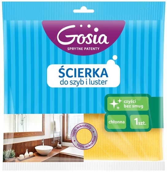 

Gosia Ścierka Mikrofibra Do Szyb I Luster 38x41cm