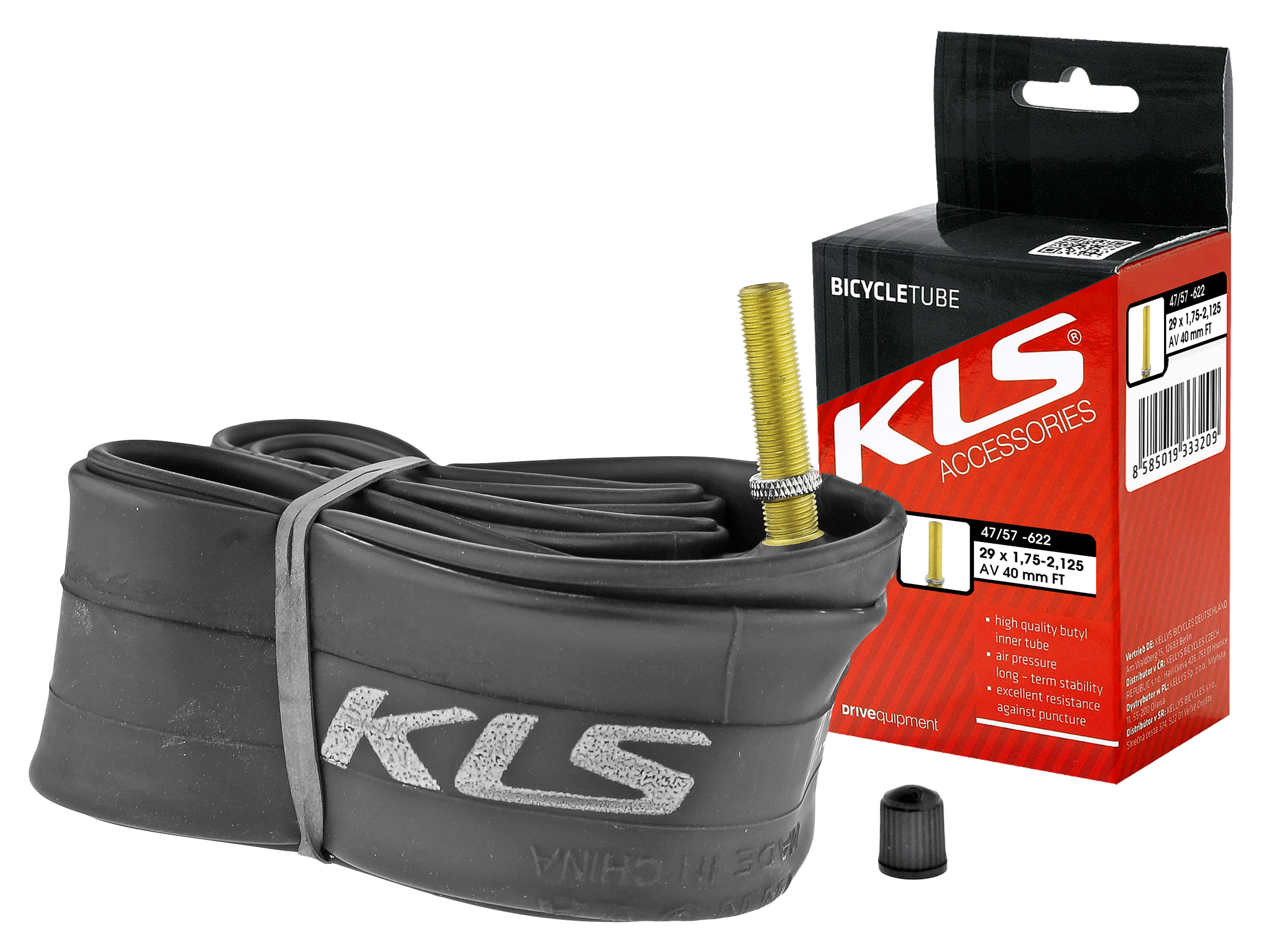 

Dętka Kellys 29x1,75-2,125 Samochodowy Av Ft 40