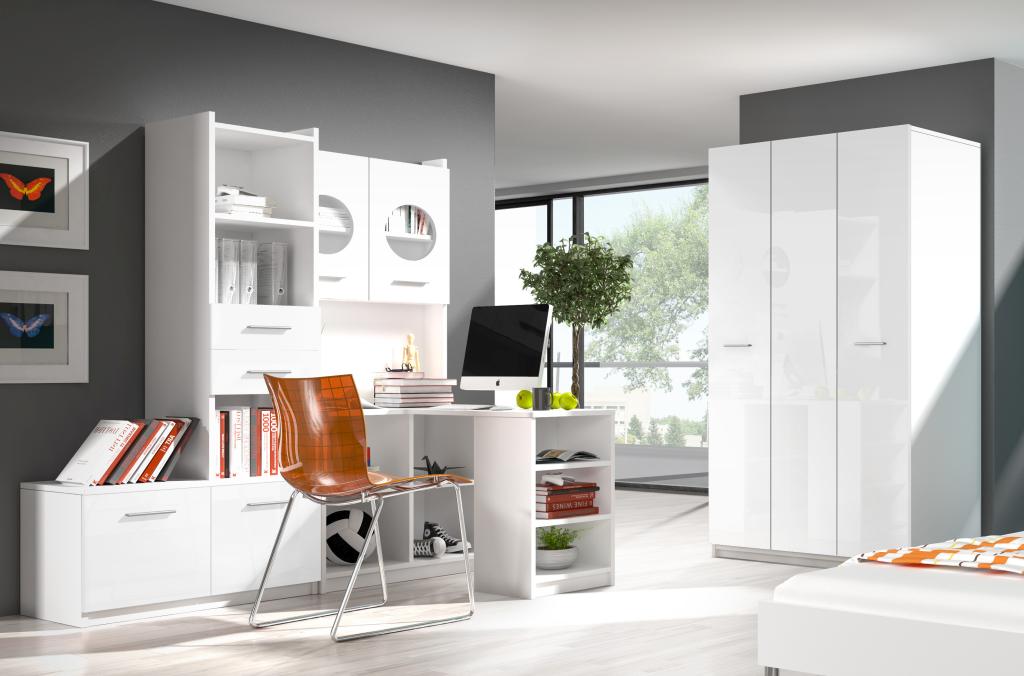 мебель РАЙ 1A - ПЕРЕДНЯЯ МДФ ГЛЯНЕЦ