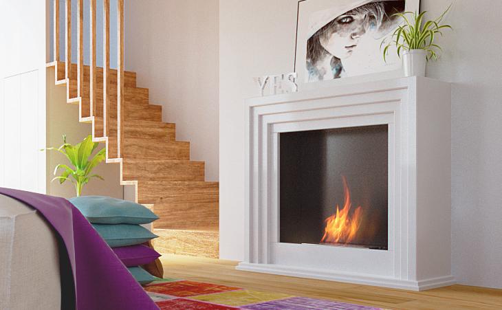 BIOKOMINEK stojący portalowy QUAERERE BIOPALIWO Marka Kratki