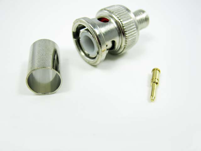wtyk BNC zaciskany na kabel RG 6 Złącza wtyk BNC