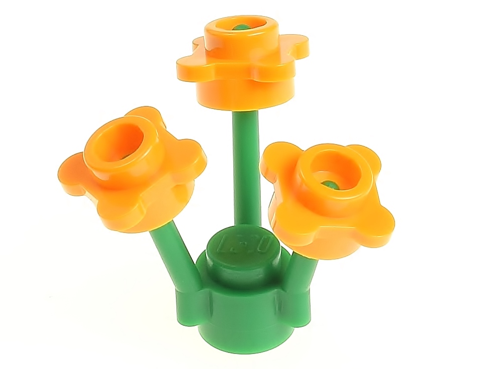 

Lego Kwiatek z łodygą 33291 pomarańczowy jasny