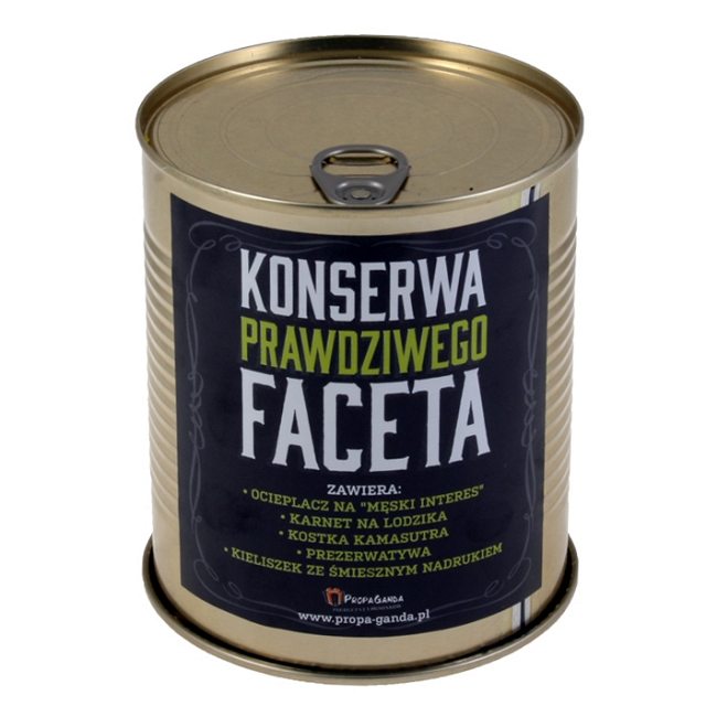 

prezent Konserwa Prawdziwego Faceta kawalerski 18