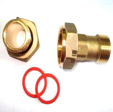 

Śrubunek wodomierza 3/4" kpl m208 mosiężny