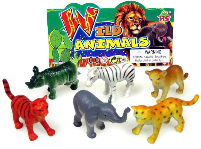 

Zestaw Zwierząt Dzikich 6 El. Zoo Safari