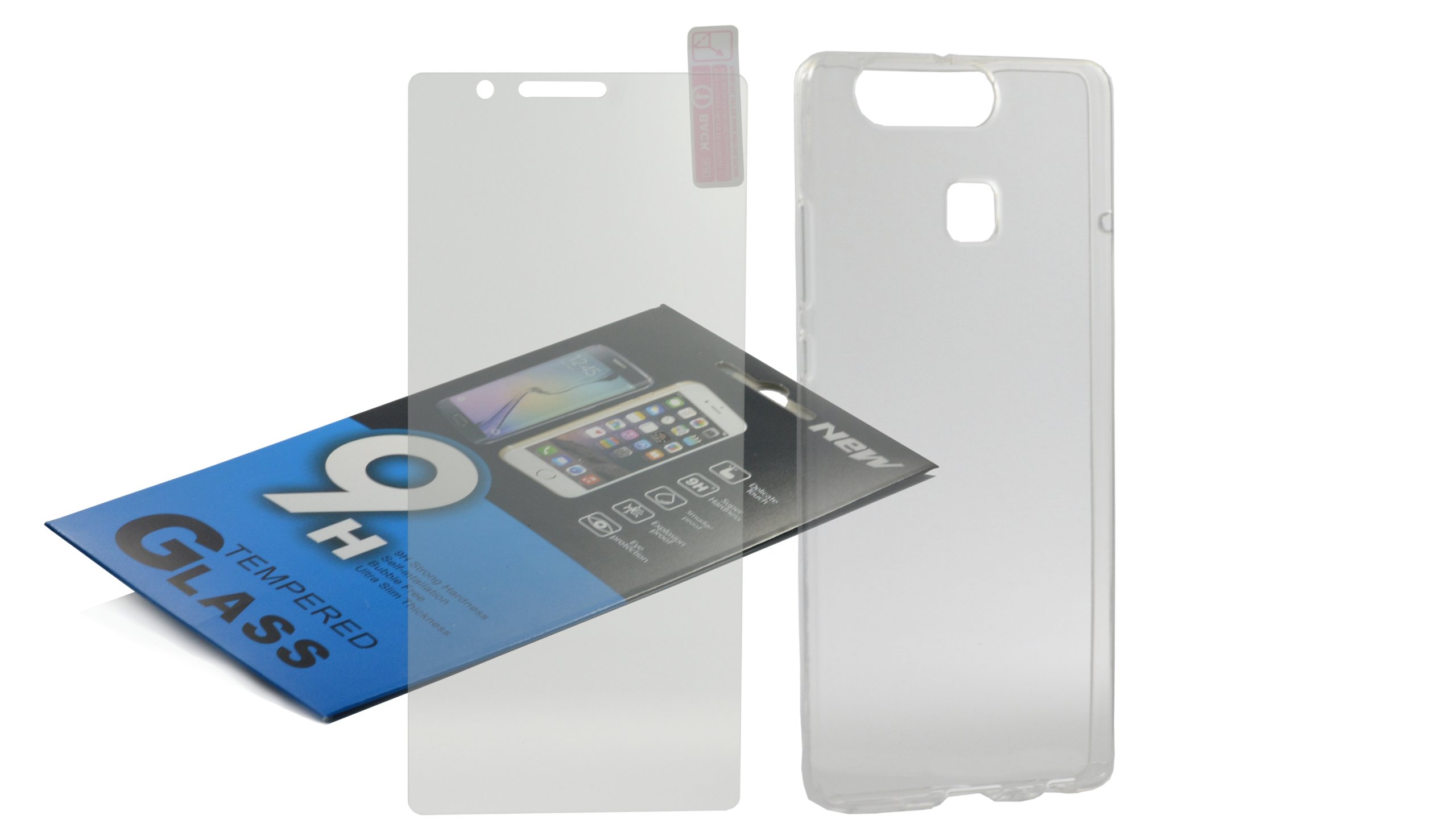 

Etui Guma Ultra Slim do Huawei P9 + Szkło 9H