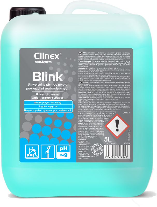 

Clinex Blink Płyn do mycia podłóg błyszczących 5l