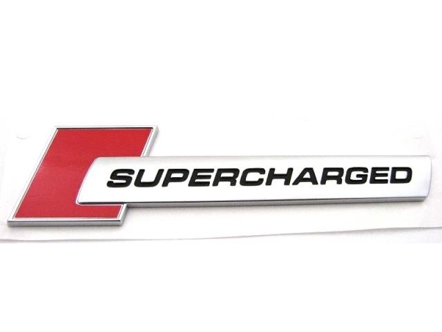 Originální emblémová známka na blatník Supercharged Audi A6 A7 Q7 Usa spec