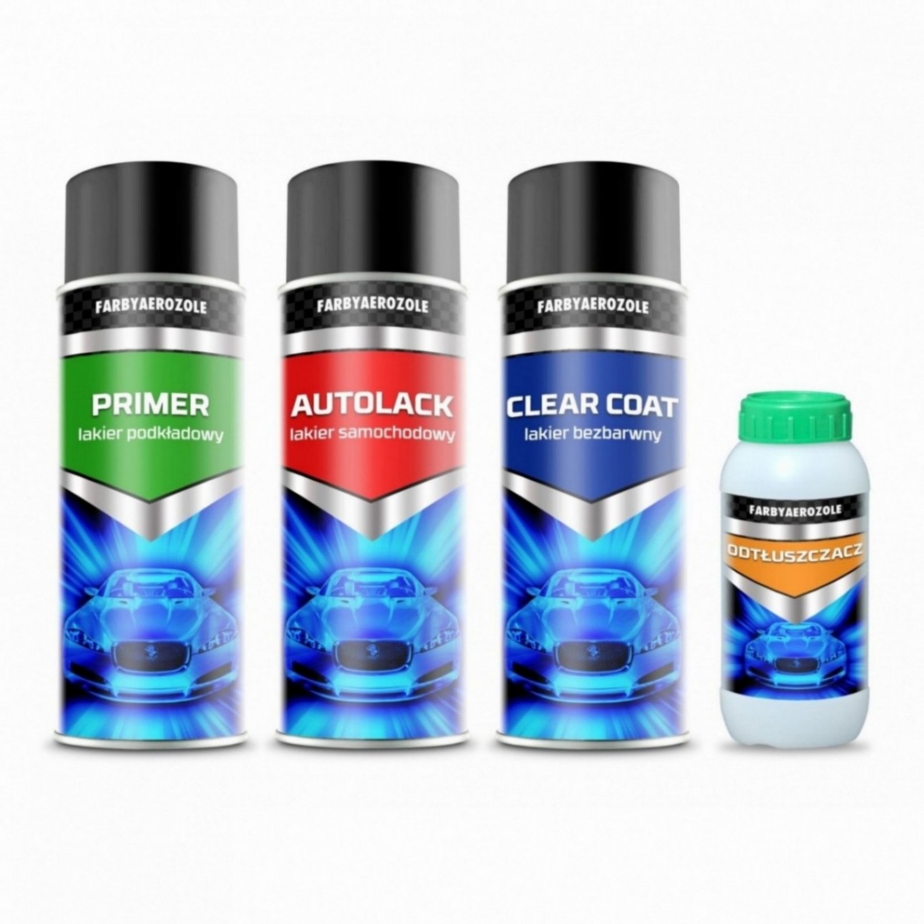 

Duży Zestaw Podkład-baza-klar 3xSPRAY Mercedes 366