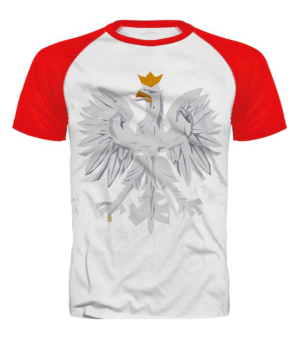 KOSZULKA T-SHIRT KIBICA POLSKA ORZEŁ GODŁO R. XL Rozmiar XL