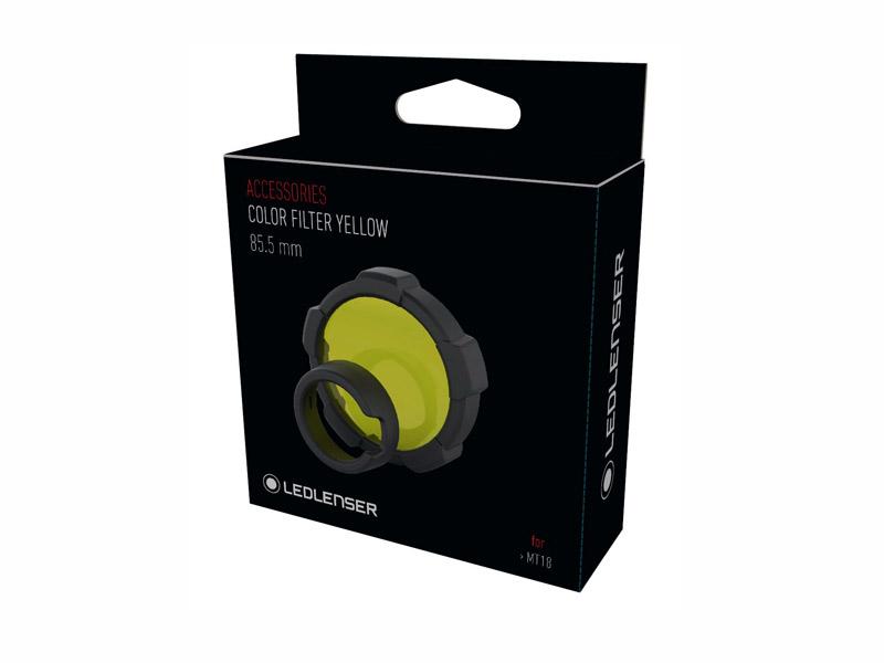 Filtr żółty do latarki Ledlenser MT18 85,5mm Kod producenta 501510