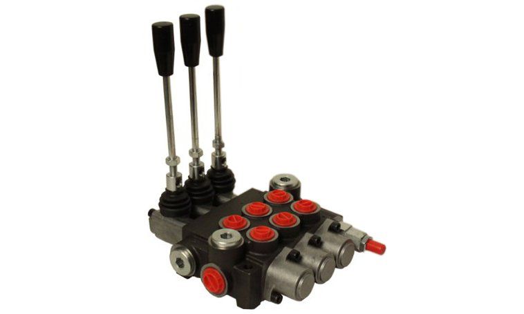 Распределитель hydr. 3 секция с защелкой 40л