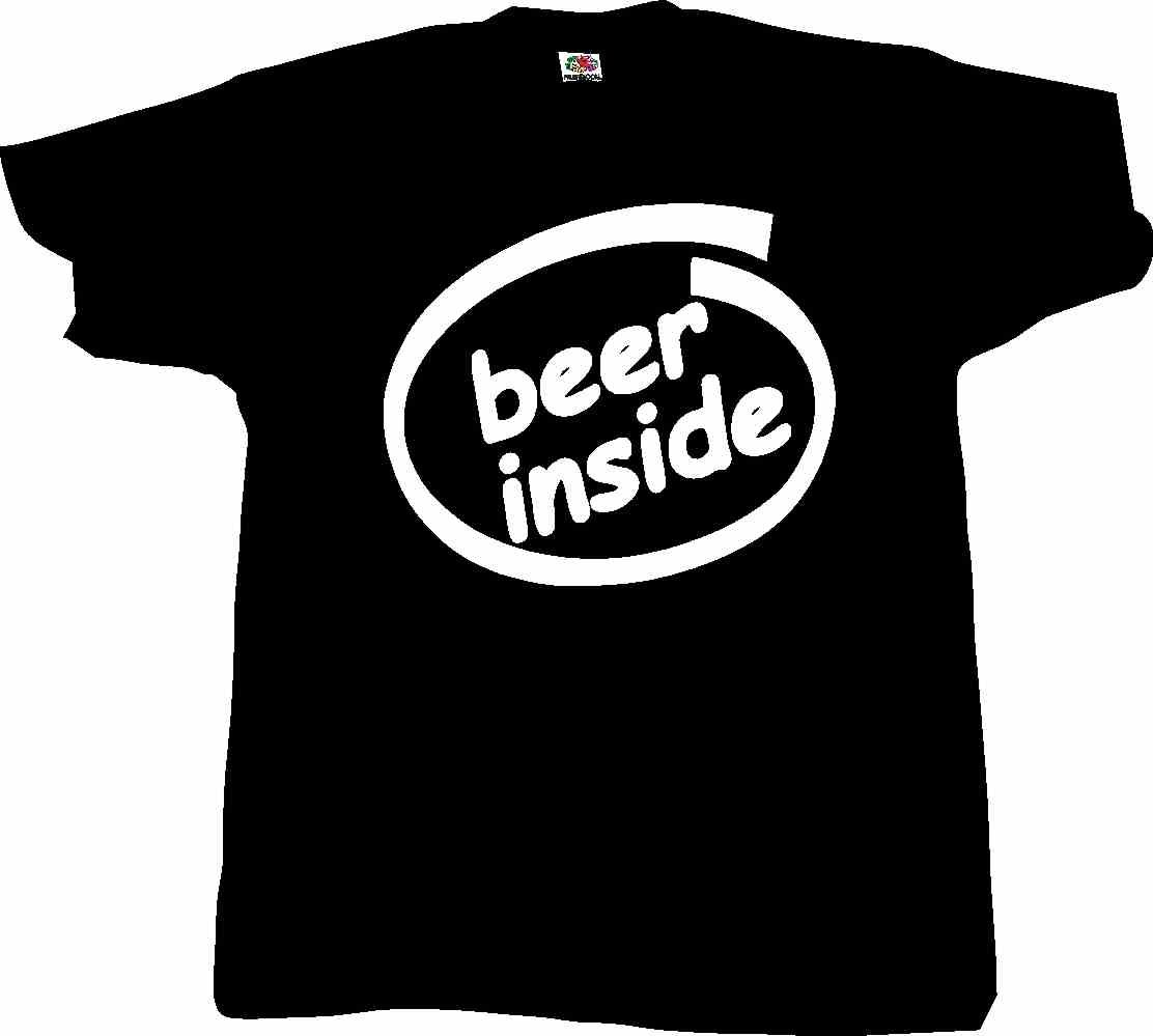 

Beer Inside, intel, Koszulka T-shirt