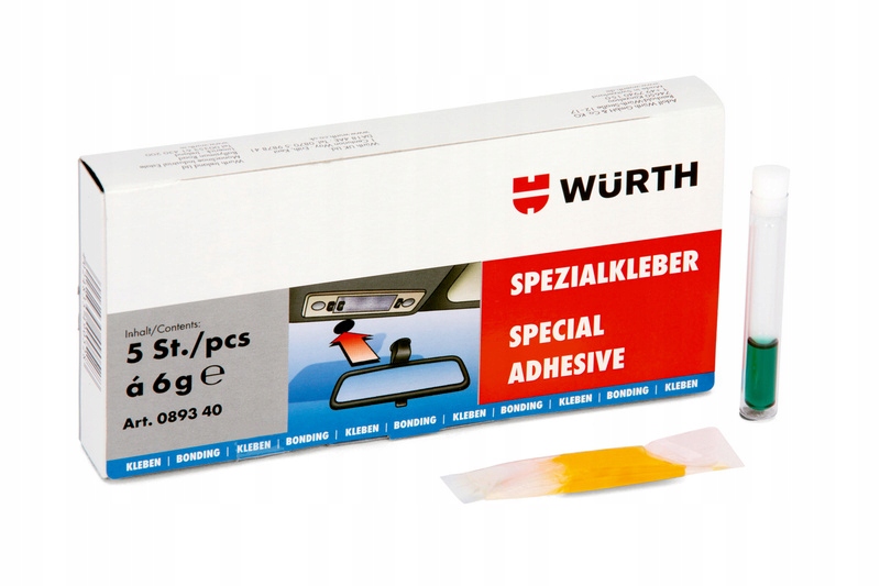 Wurth Klej do szkła szkło-metal 5 ml