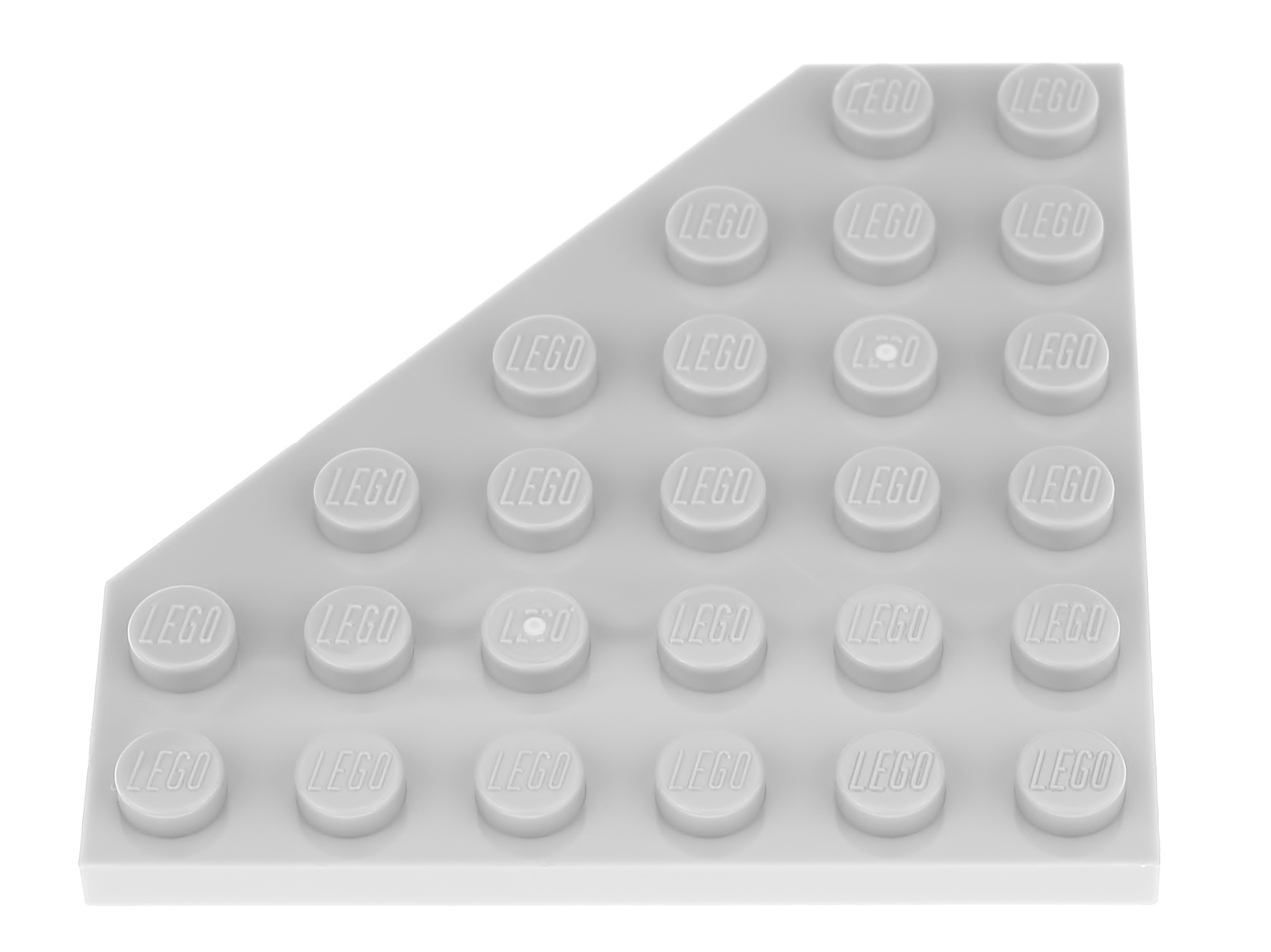 

Lego Płytka ścięta 6x6 6106 szara jasna