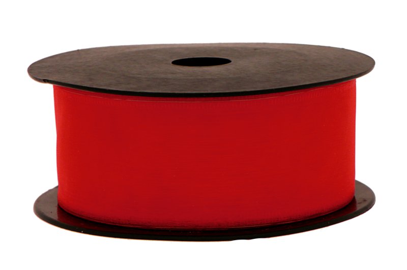 

Wstążka z organzy Sztywne Boki 4cm/9y, 3 kolory