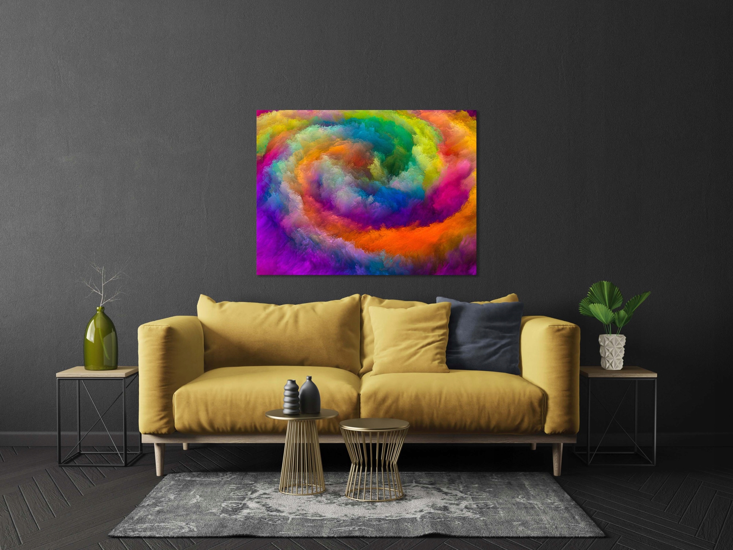 OBRAZ na płótnie ABSTRAKCJA 196768083 120x80 WZORY Marka inna