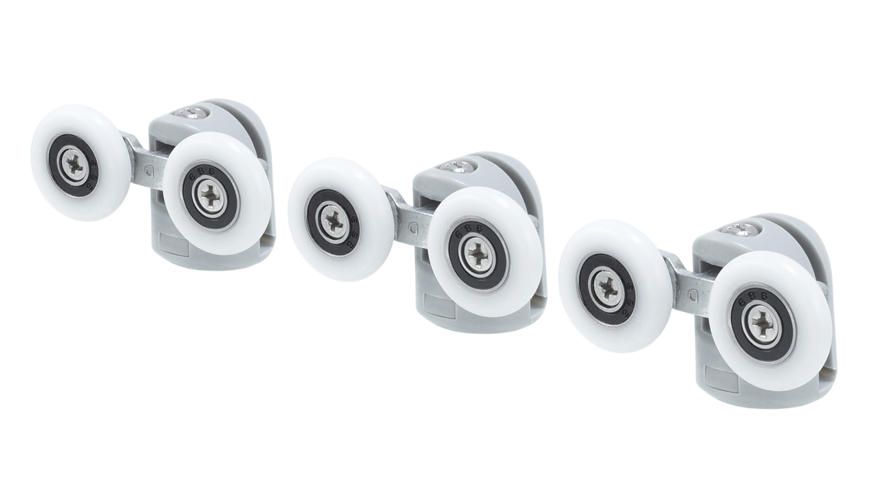 ROLKA ROLKI DO KABIN KABINY PRYSZNICOWEJ PODWÓJNA Typ rolka