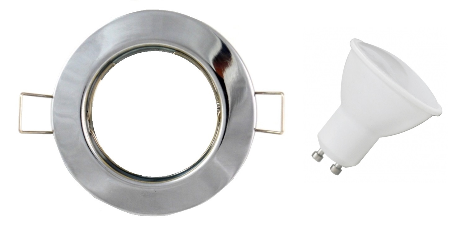 

Oprawa Oprawka Halogenowa Do Podbitki +GU10 Led 5W